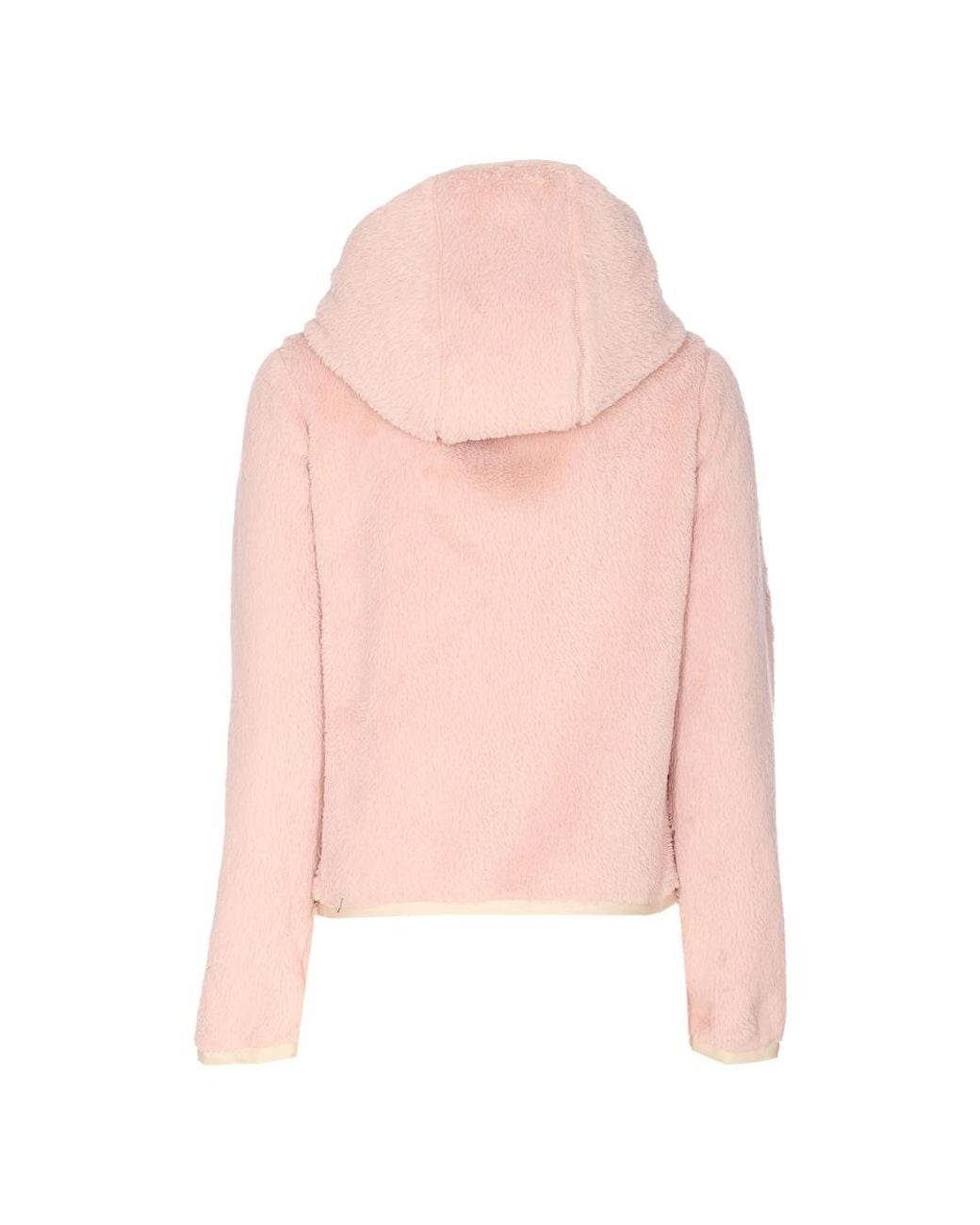 Moncler Pink Quilted Hooded Jacket