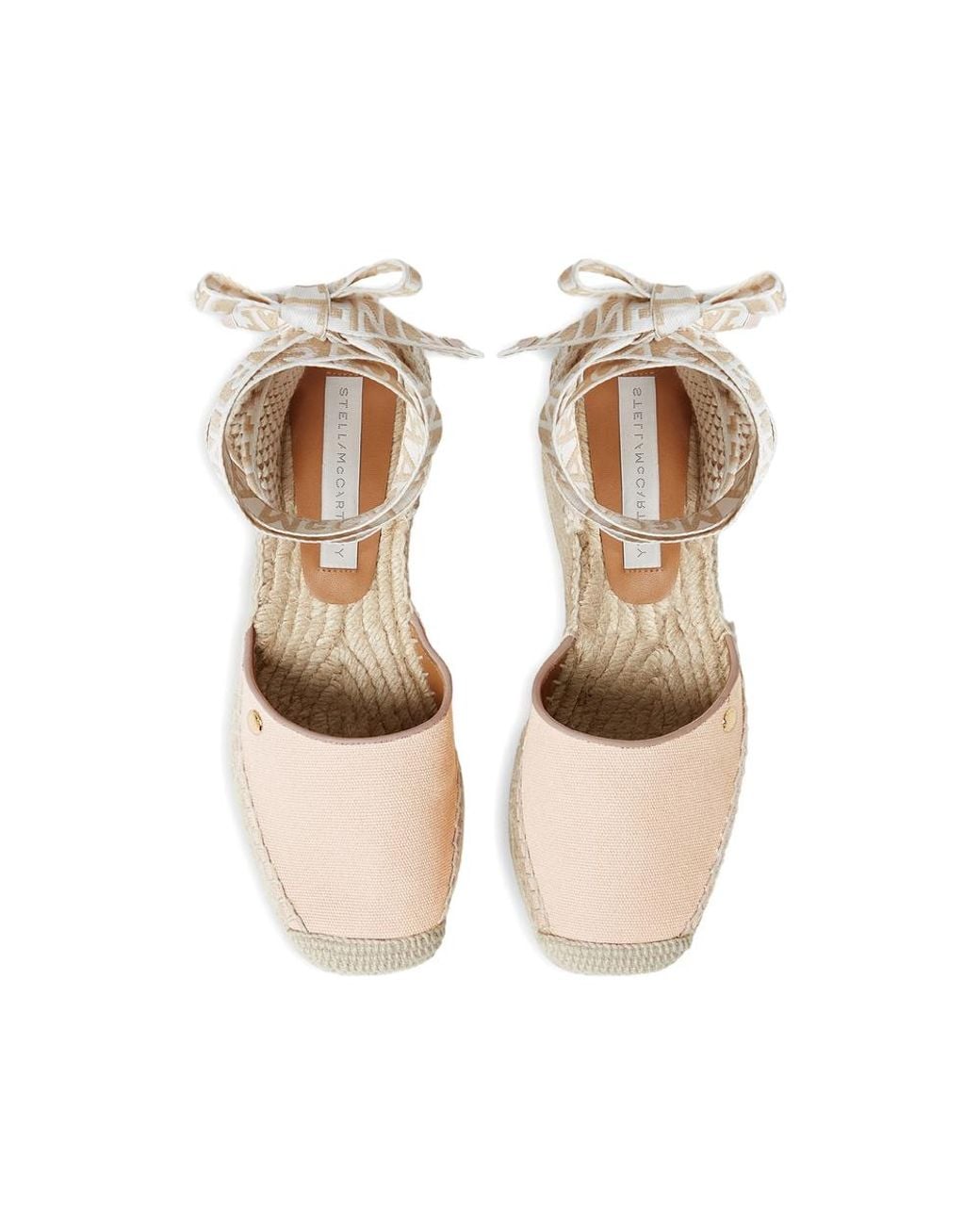 Stella McCartney Natural Gaia Platform Espadrilles