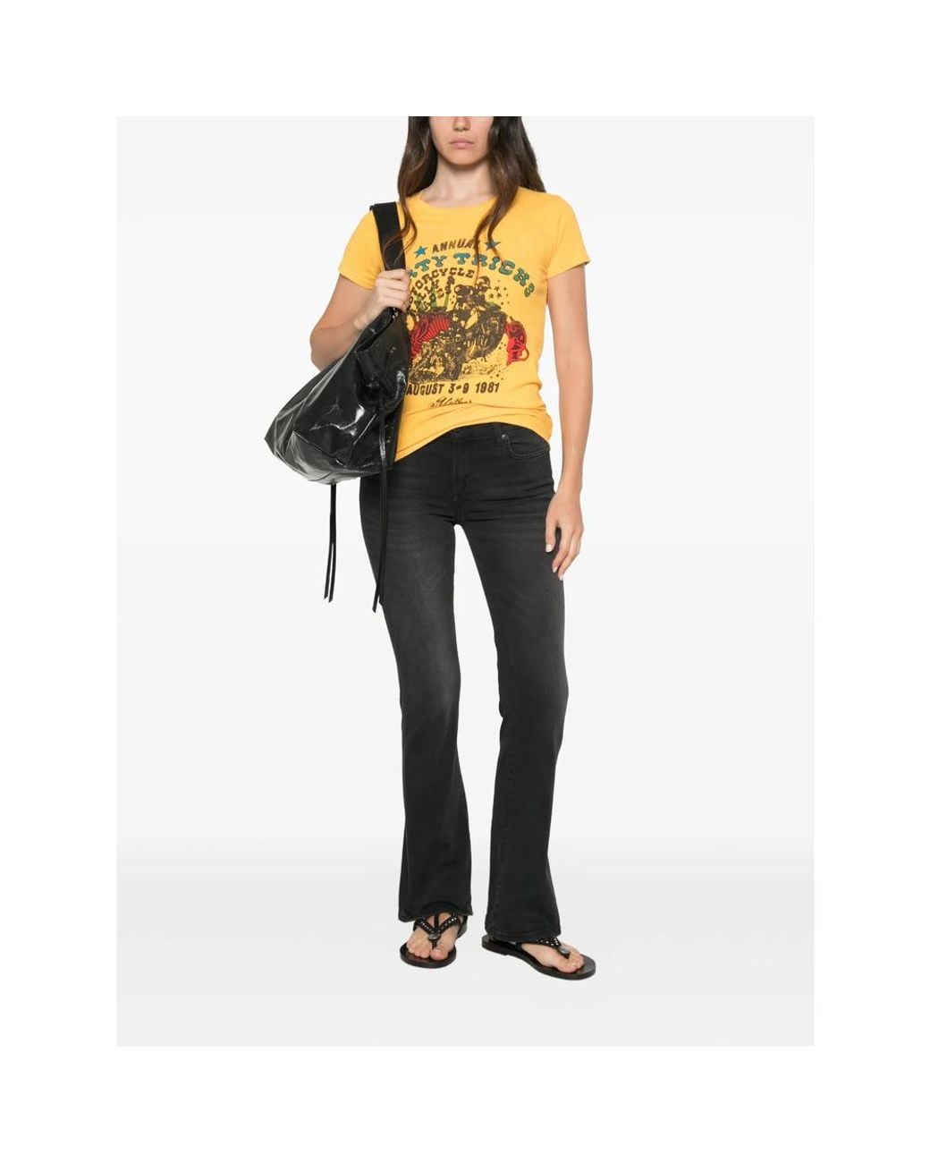 Mother Yellow The Lil Goodie Goodie Graphic-Print T-Shirt