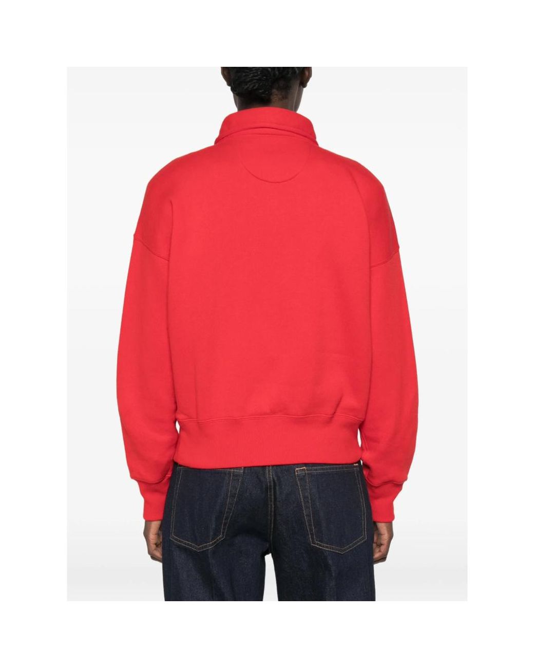 Ralph Lauren Quarter-Zip Logo-Embroidered Polo Sweater