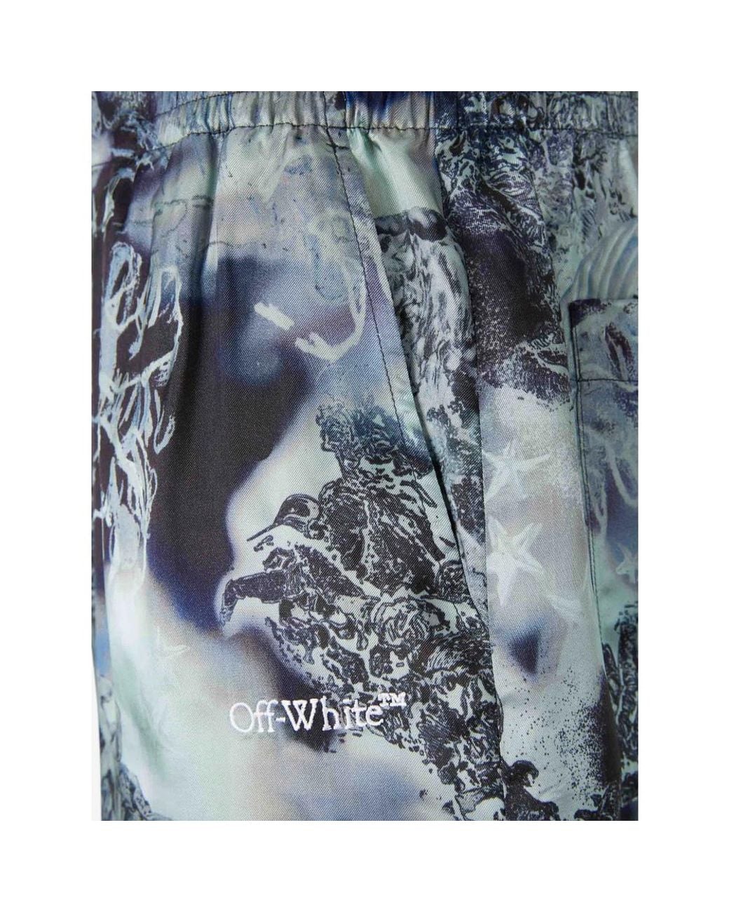 Off-White c/o Virgil Abloh Blue Shorts for men