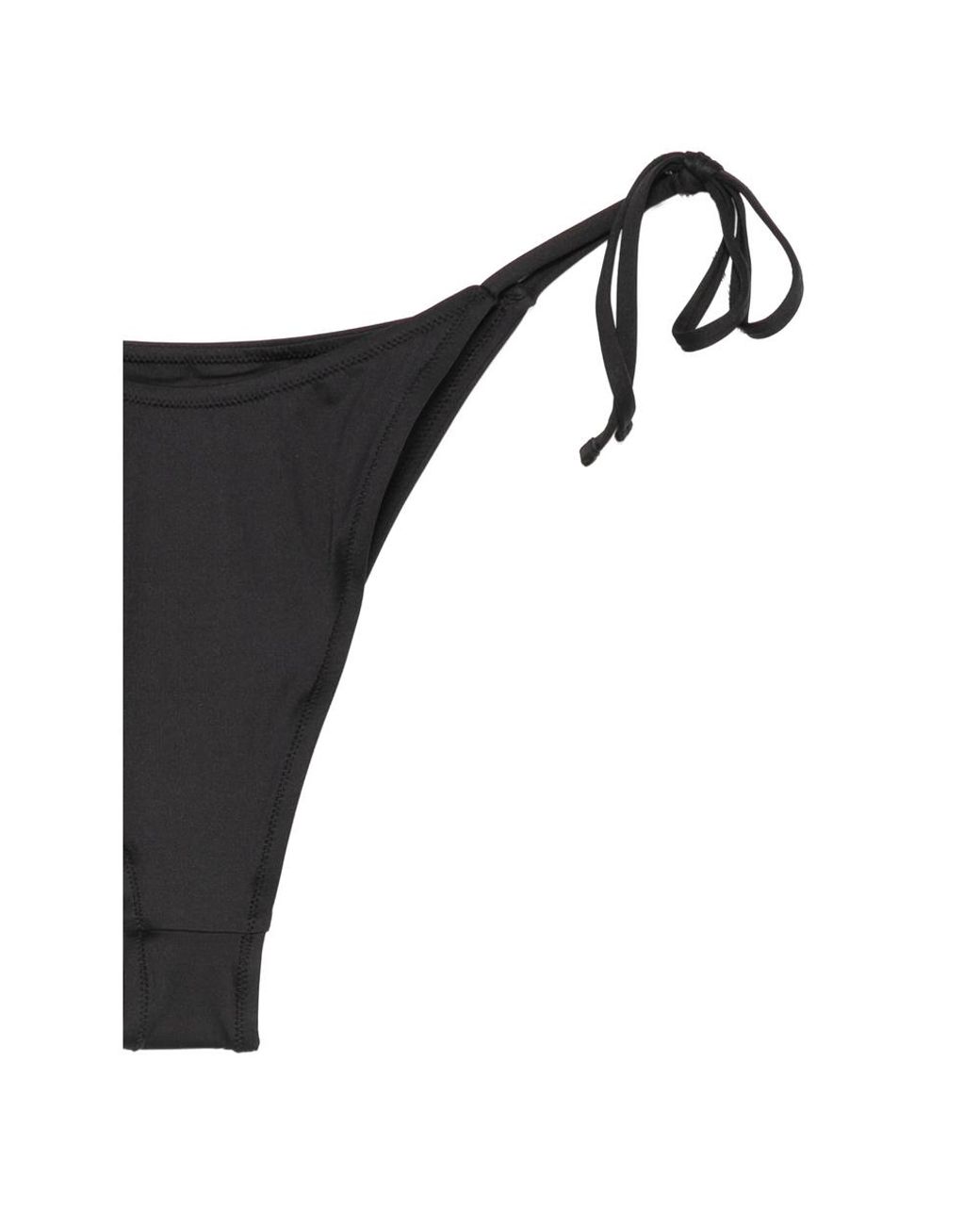 Frankie's Bikinis Black Romeo Tie Bikini Bottoms