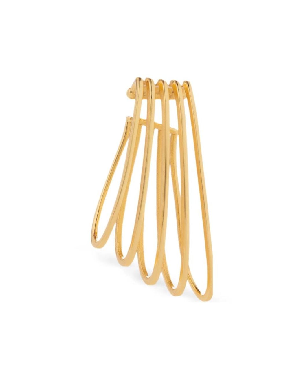 FEDERICA TOSI Metallic La Cage Multi-Line Design Ear Cuffs