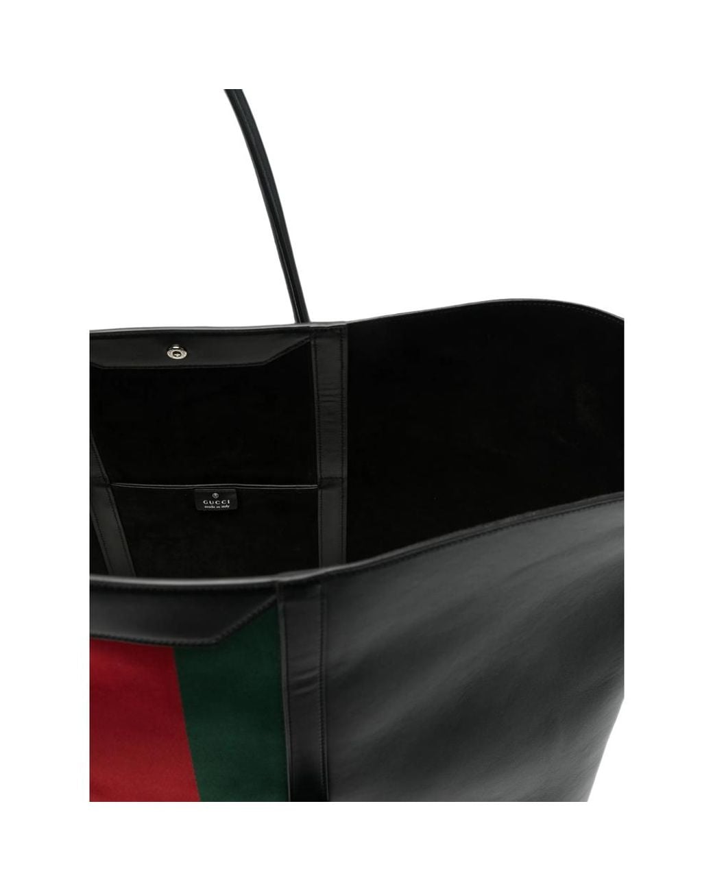 Gucci Black Medium Mega Web Trademark Duffle Bag for men
