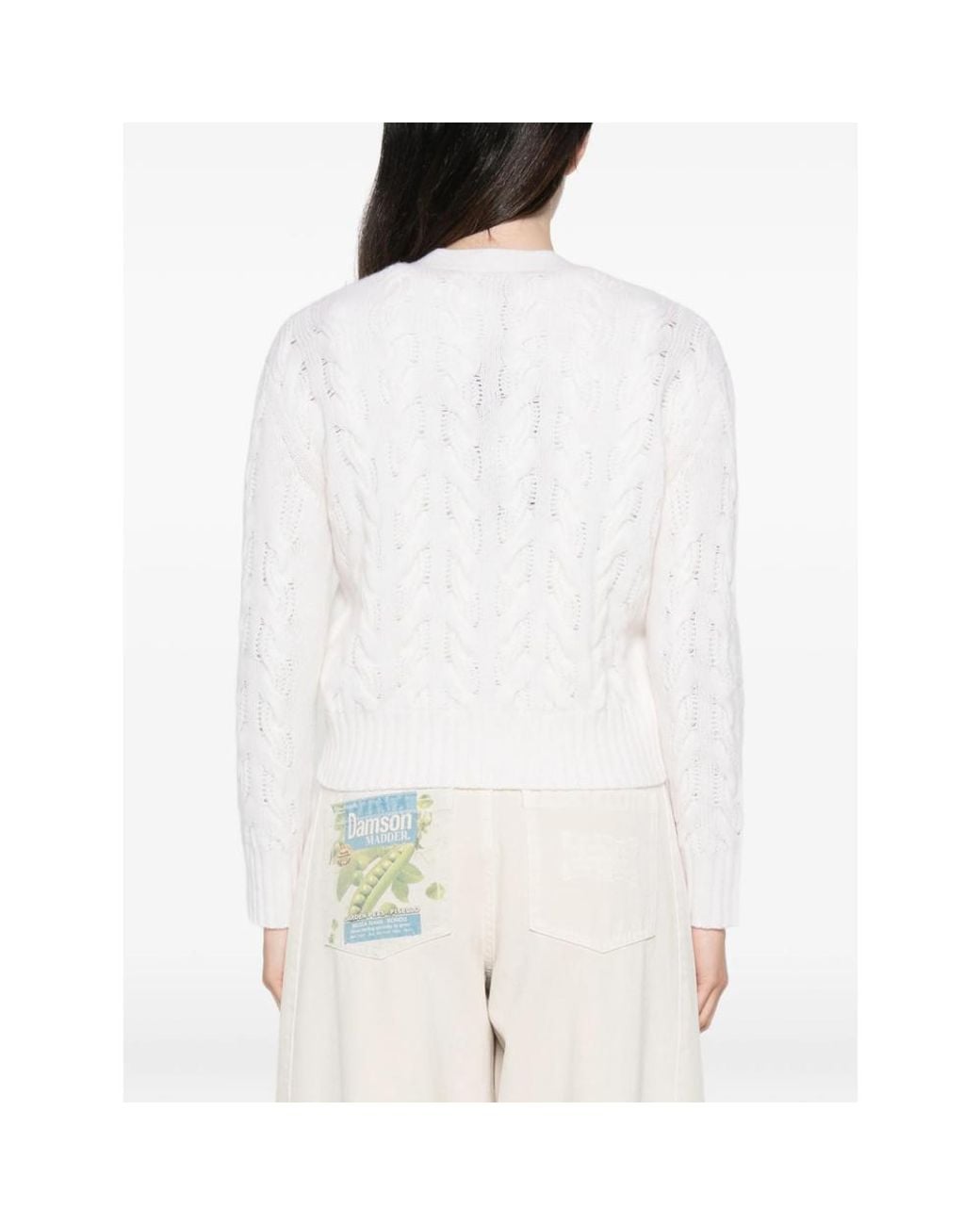 Max Mara White Knitwear