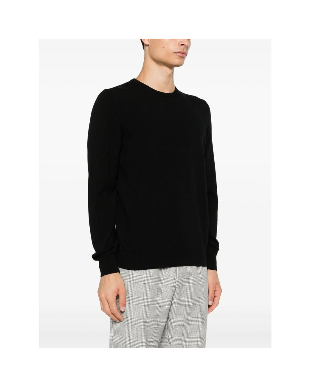 La Fileria Black Sweater for men