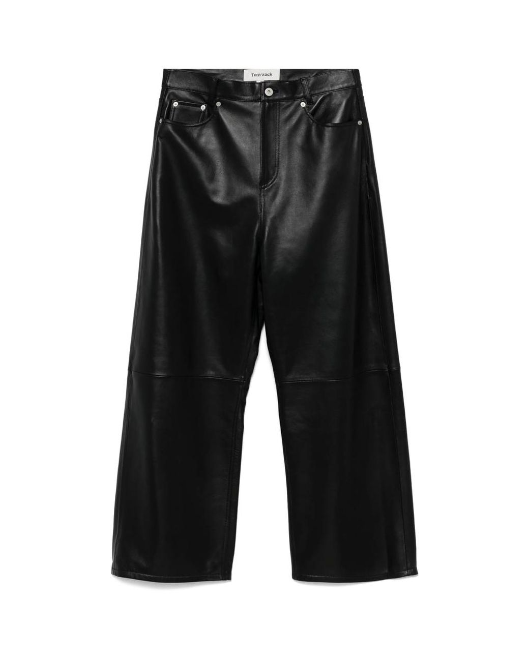 TONYWACK Black Wide-Leg Trousers for men