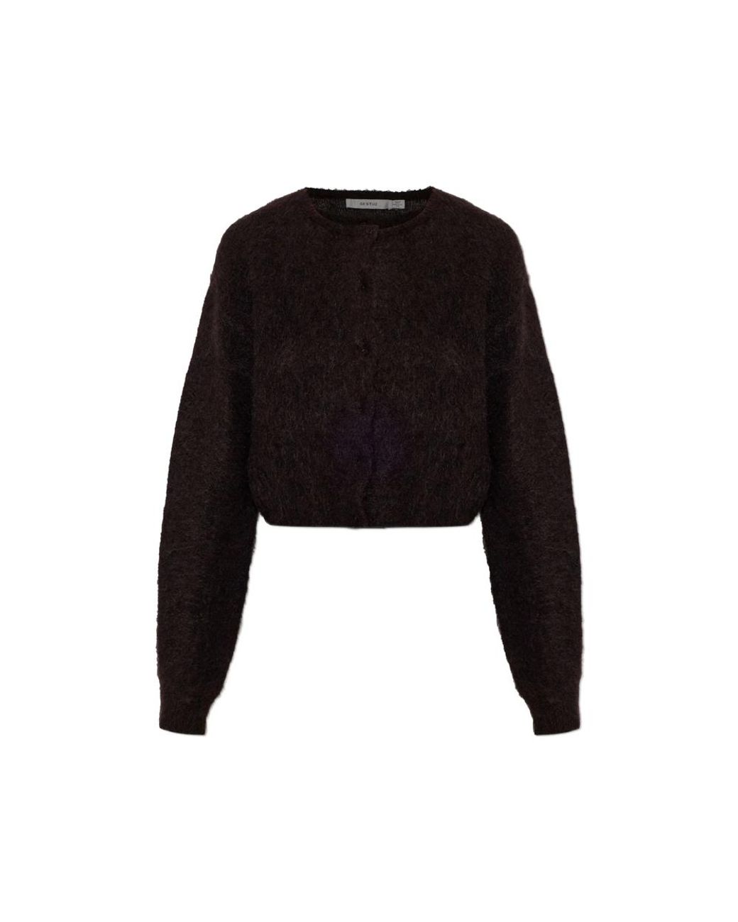 Gestuz Black Gzdebbie Mohair-Blend Cardigan