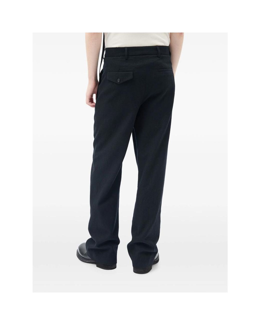 Ann Demeulemeester Blue Trousers for men