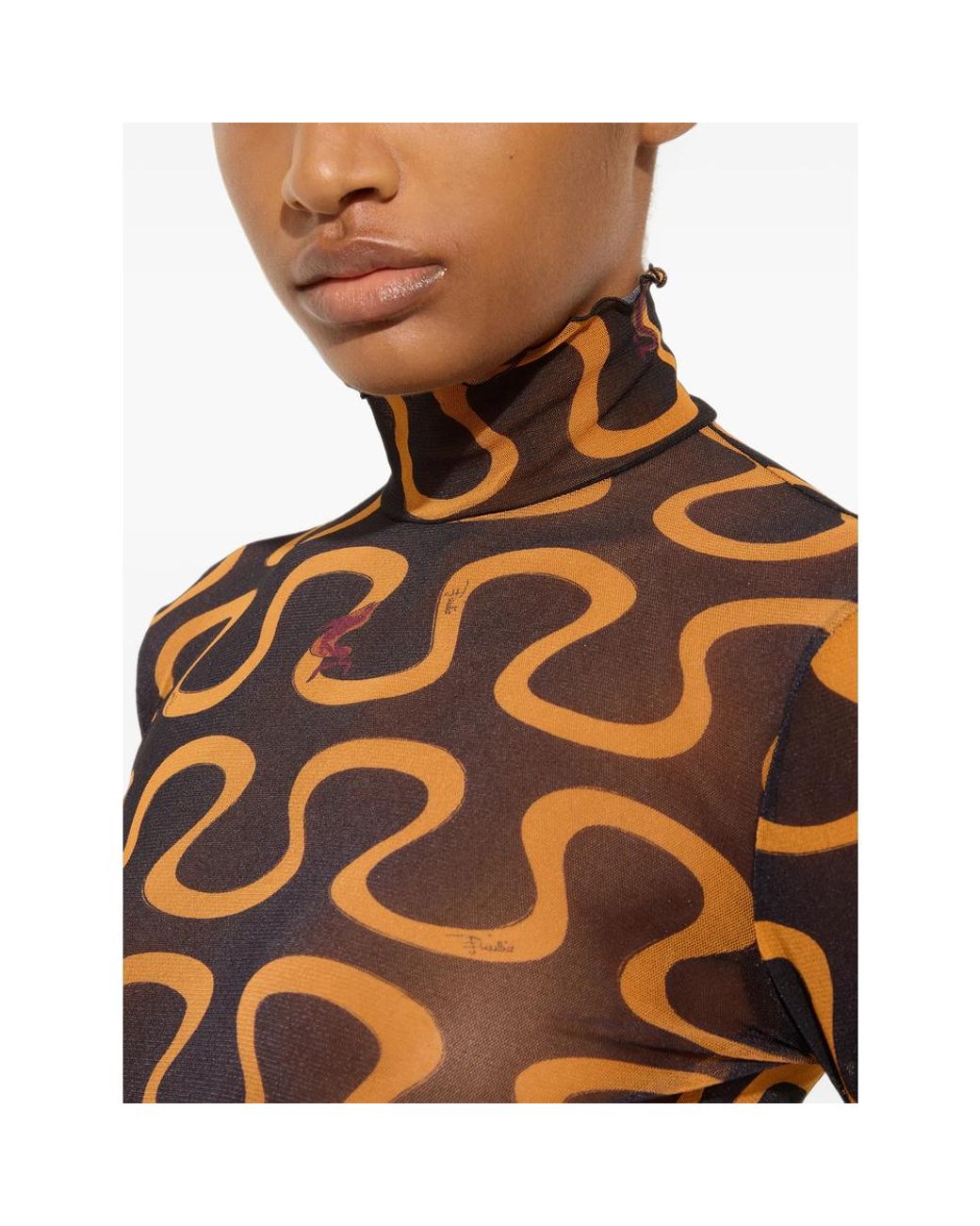 Emilio Pucci Brown Tops
