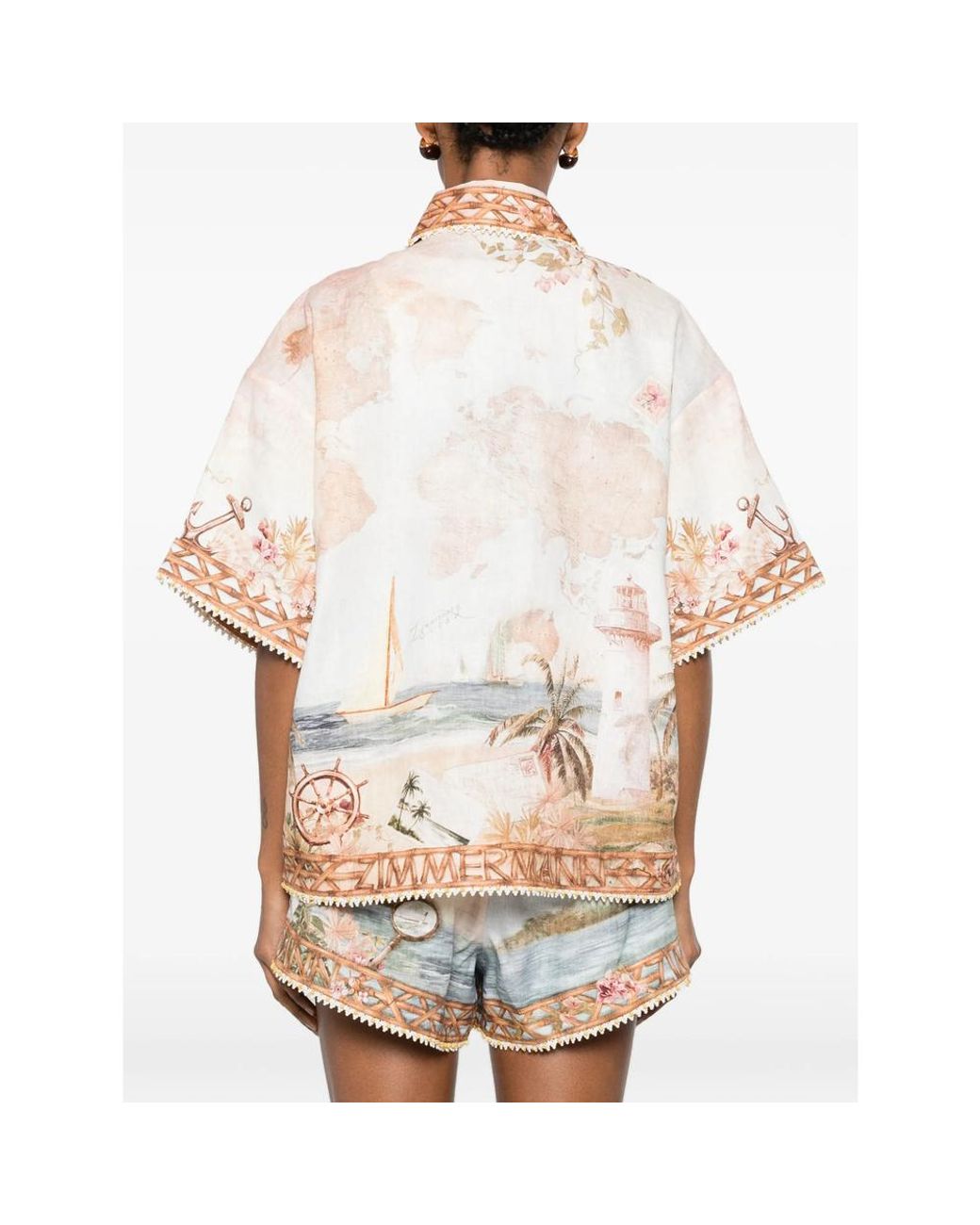 Zimmermann Pink Neutrals Tops