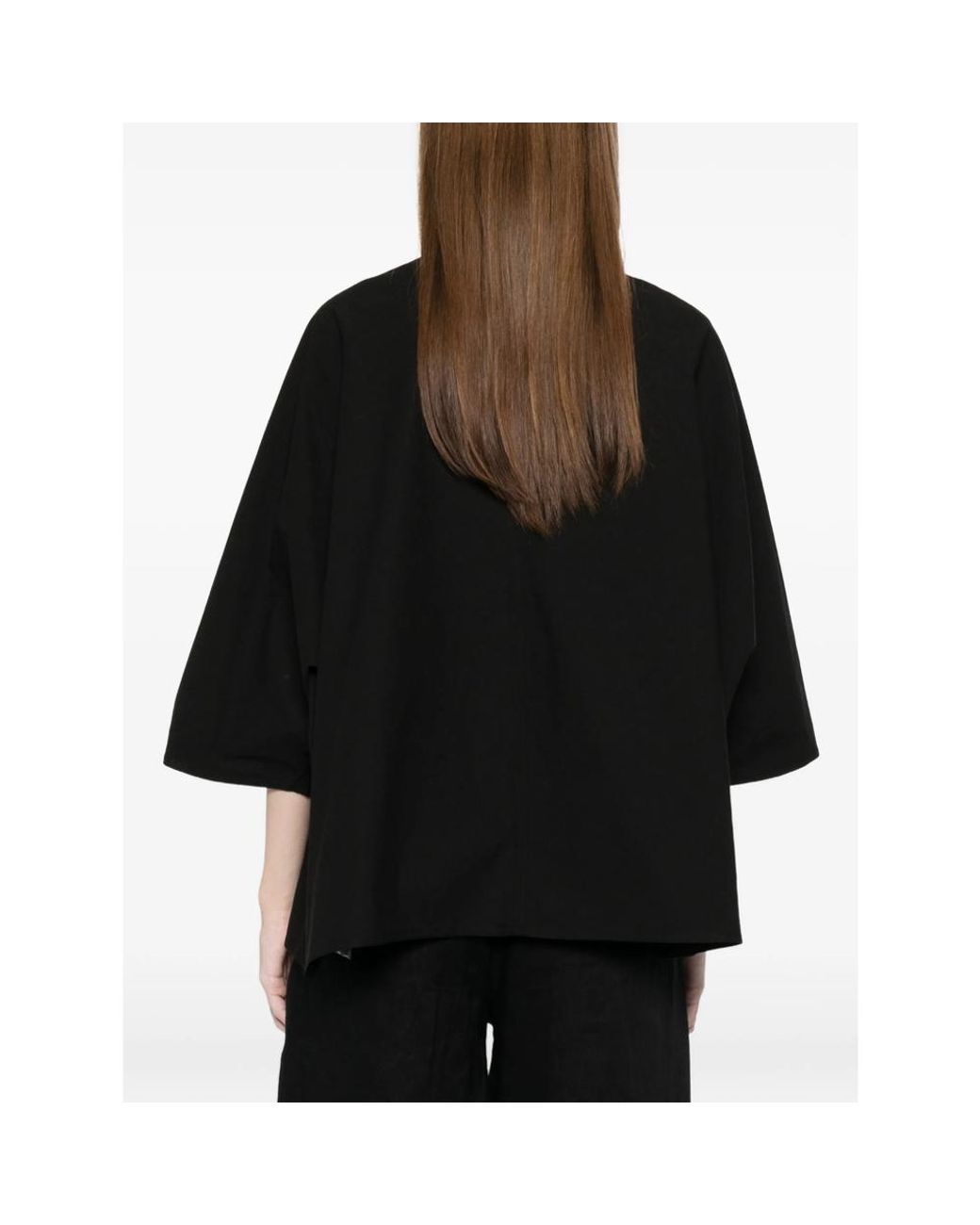 JC Sophie Black Lilian Short Sleeve Pocket Jacket