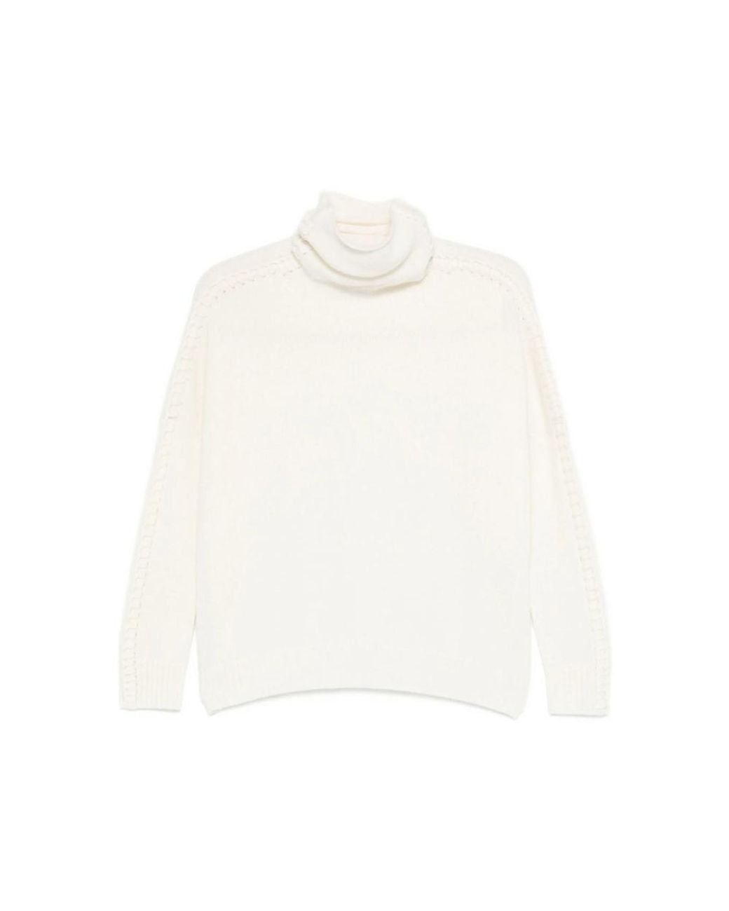 Kujten White Turtleneck Sweater