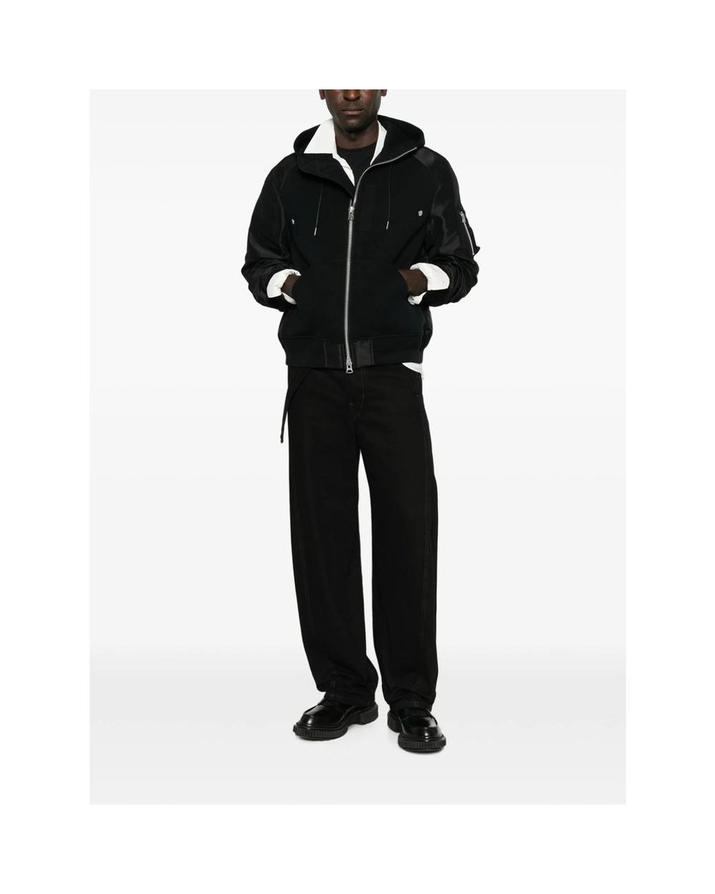 Sacai Black Jackets for men