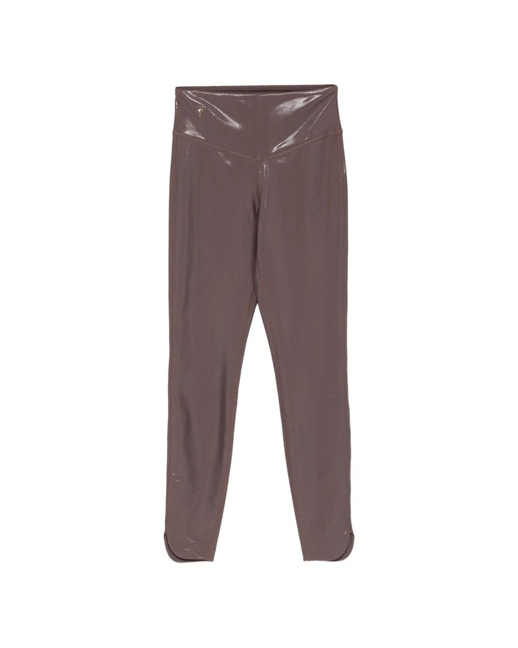 MACRON Gray Camilla Split-Hem Leggings