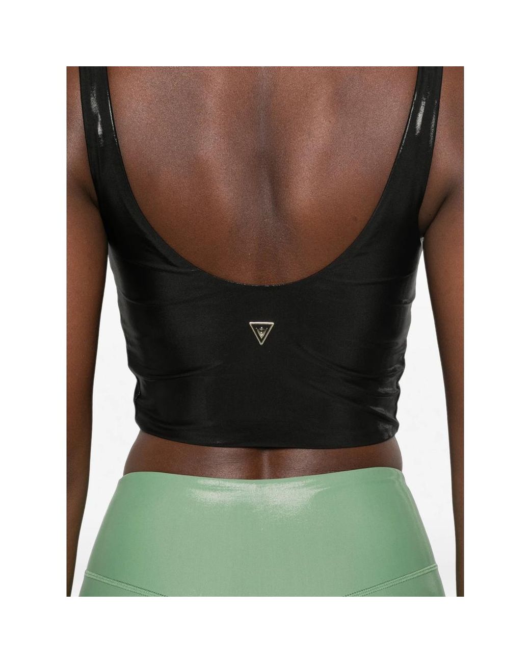 MACRON Black V-Neck Performance Top
