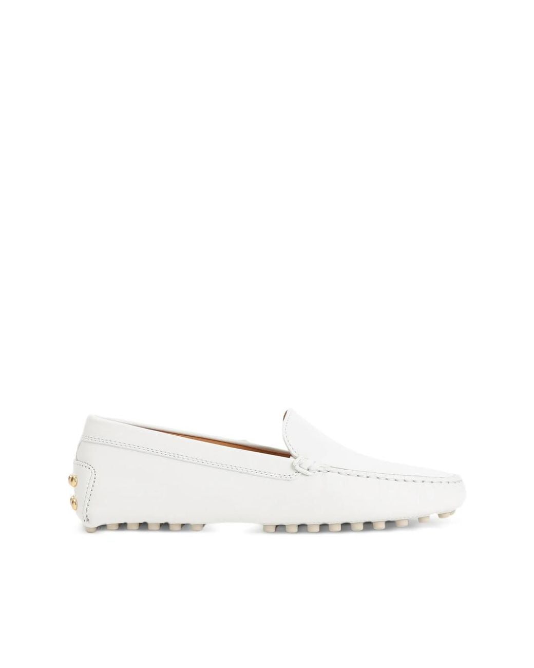 Tod's White Loafers