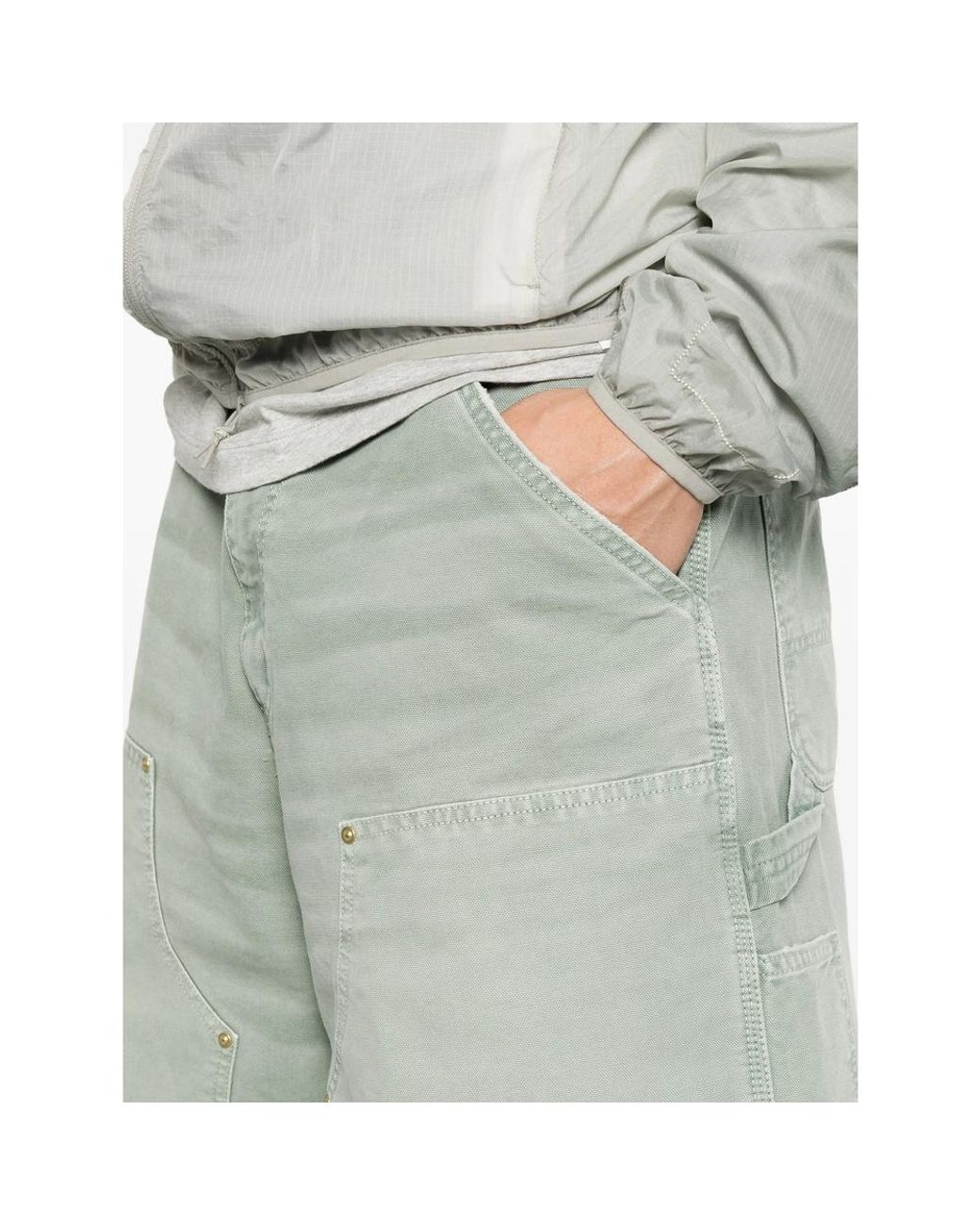 Carhartt Gray Double-Knee Shorts for men