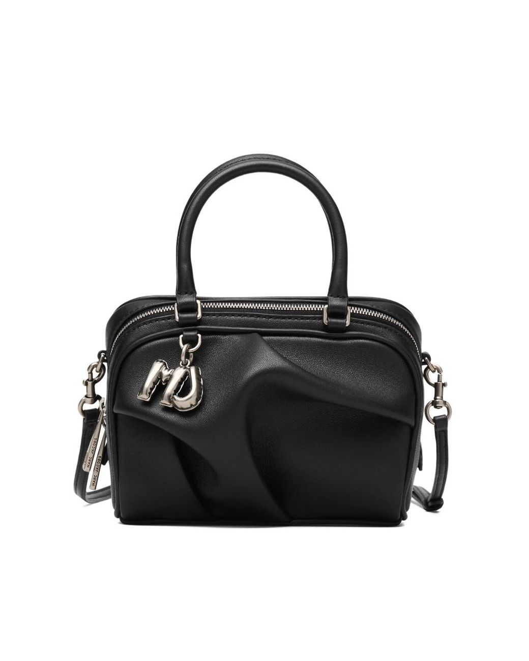 Marc Jacobs Black Leather Tote Bag