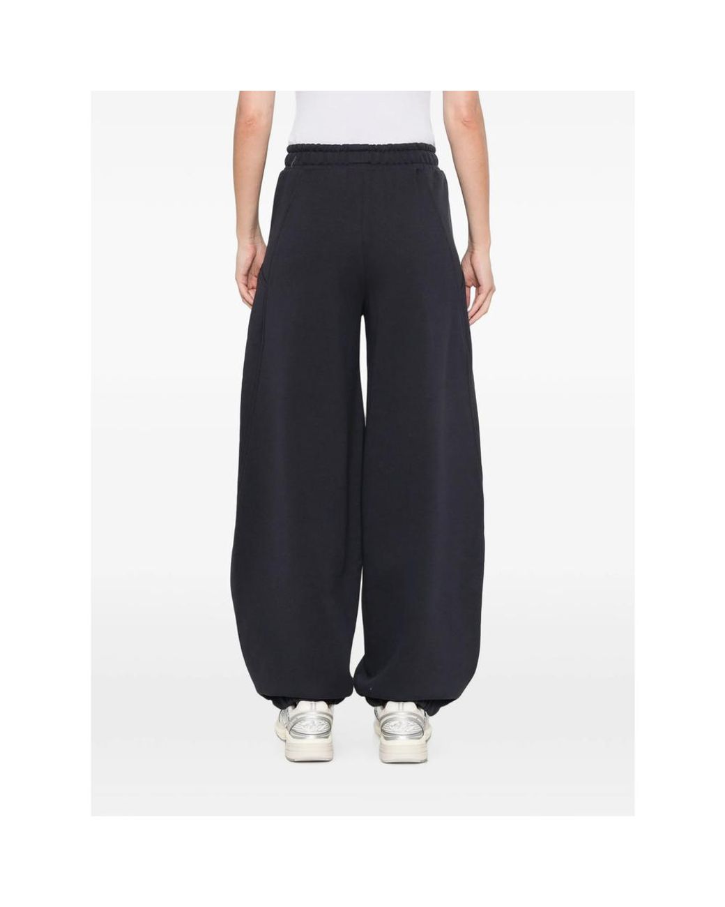 New Balance Blue Logo-Embroidered Track Pants