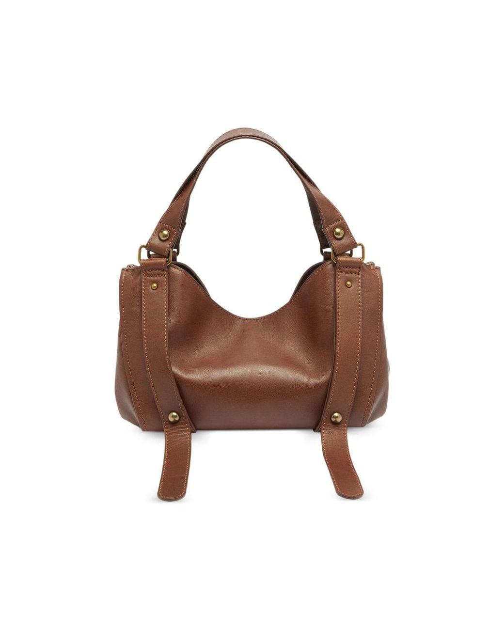 DIESEL Brown D-One Small Top-Handle Bag