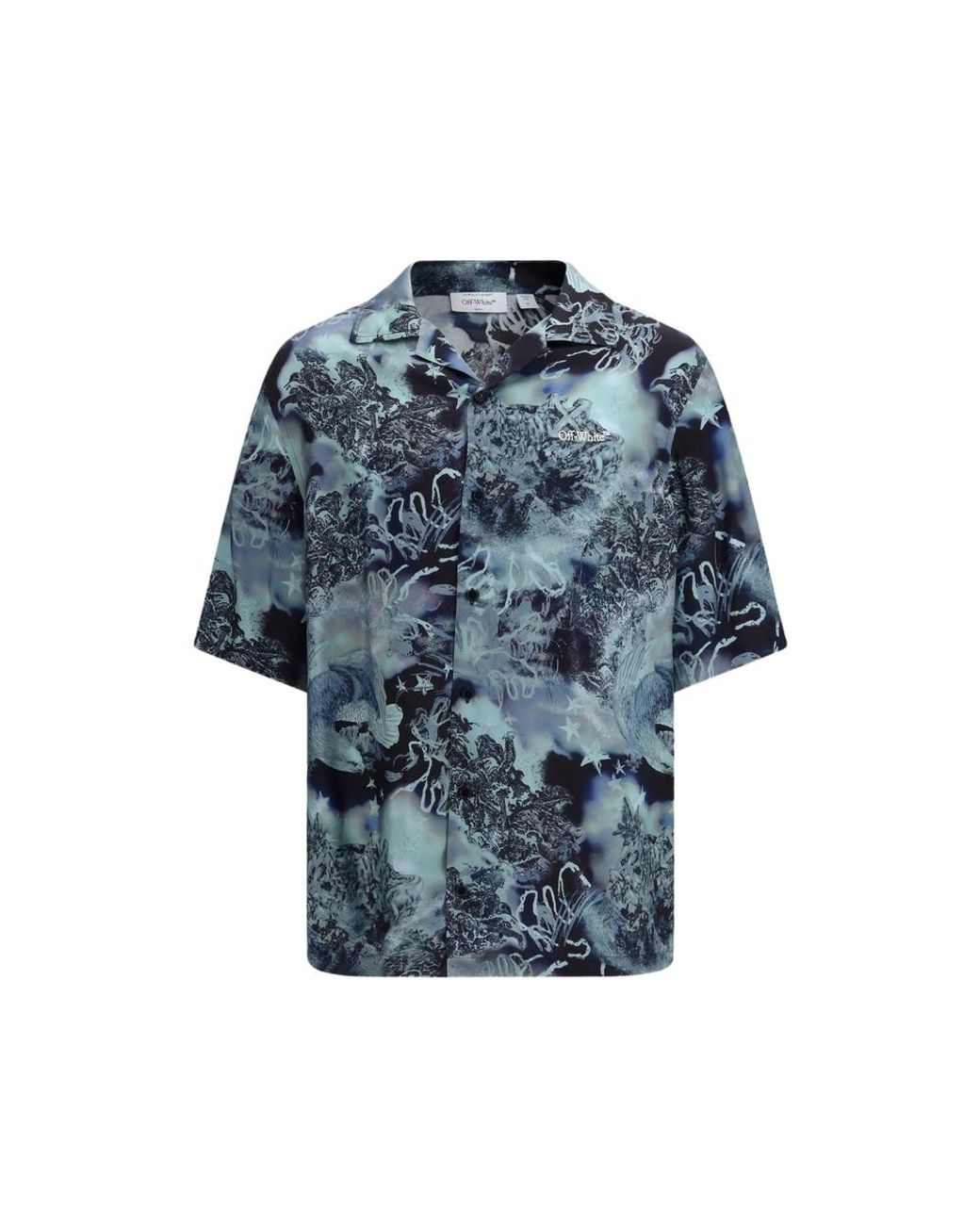 Off-White c/o Virgil Abloh Blue Shirts for men