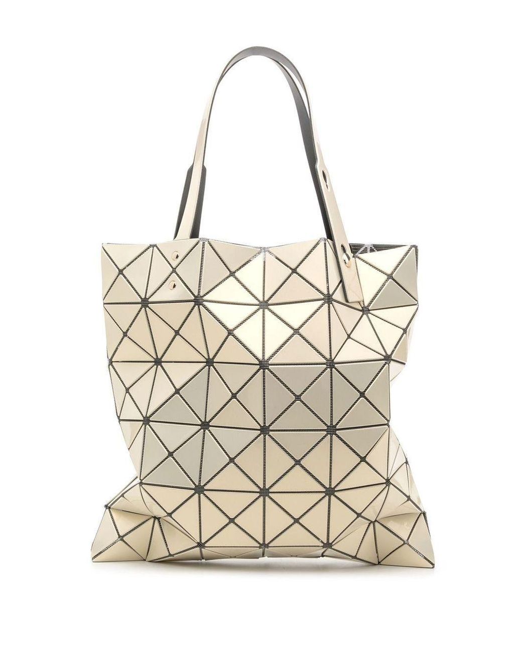 Bao Bao Issey Miyake Lucent One-tone Tote Bag in Natural | Lyst
