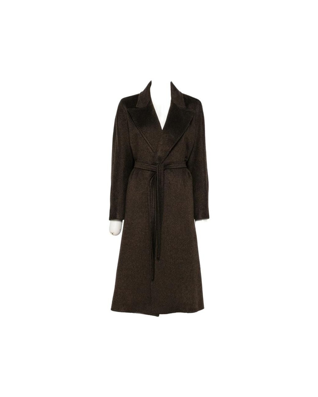 Max Mara Black Belted Coat