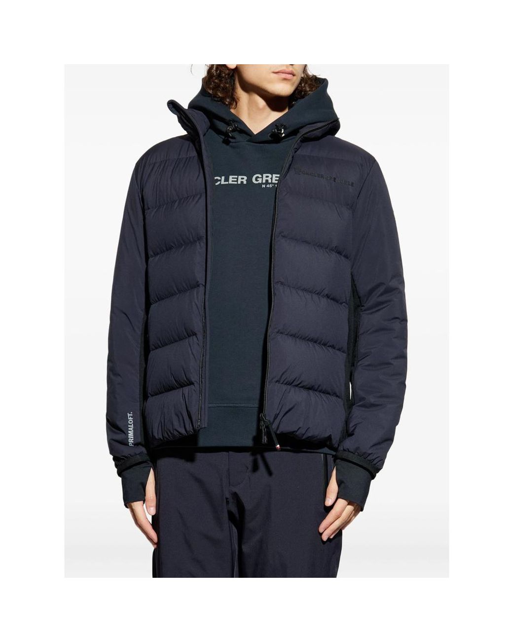 Moncler Blue Down Jackets for men