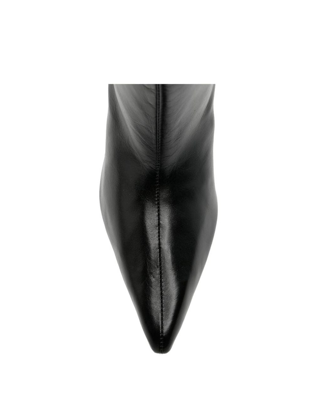 Poeve Black Pathos Pointed-Toe Knee-High Boots