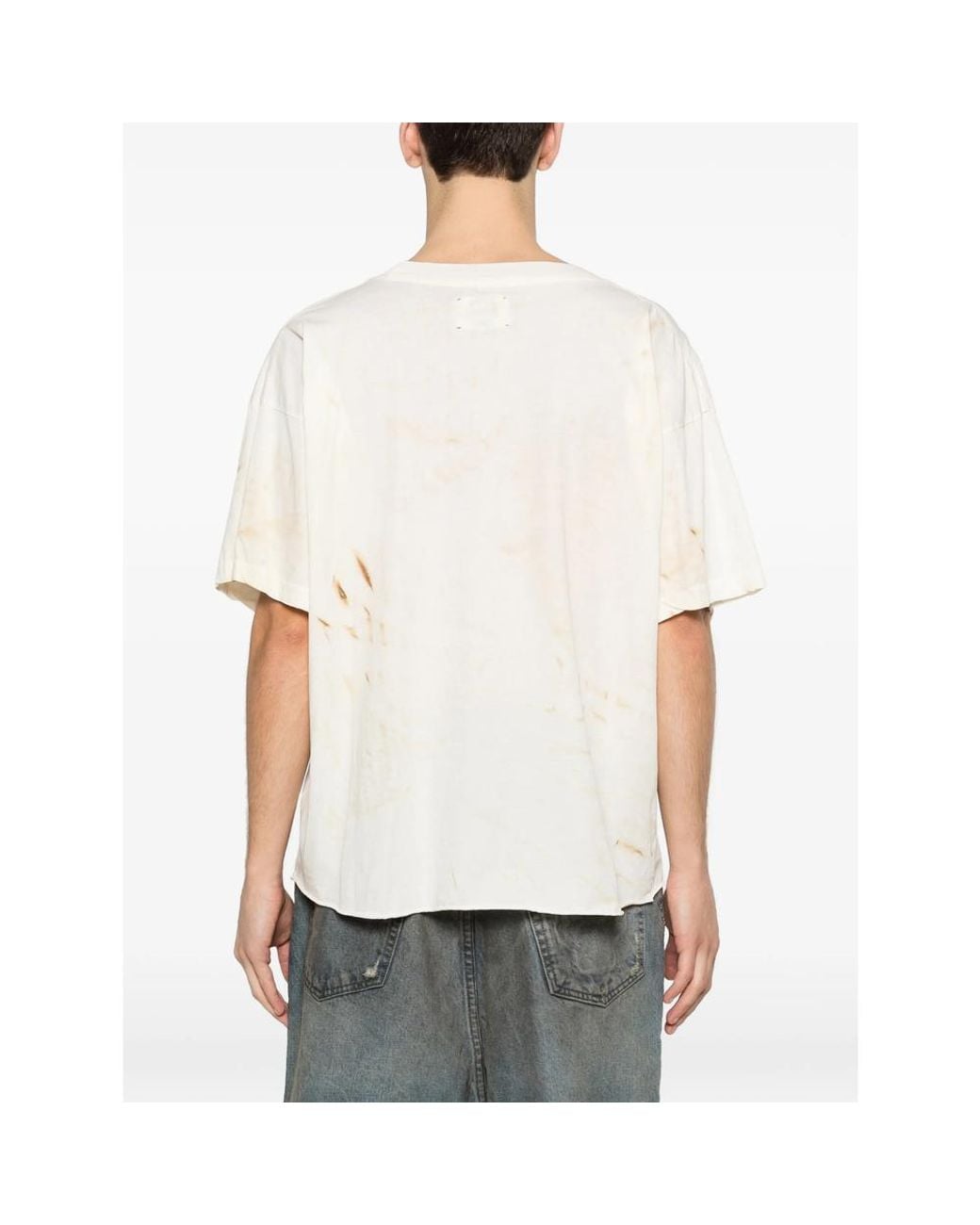 ERCOLE STUDIO White Printed T-Shirt for men