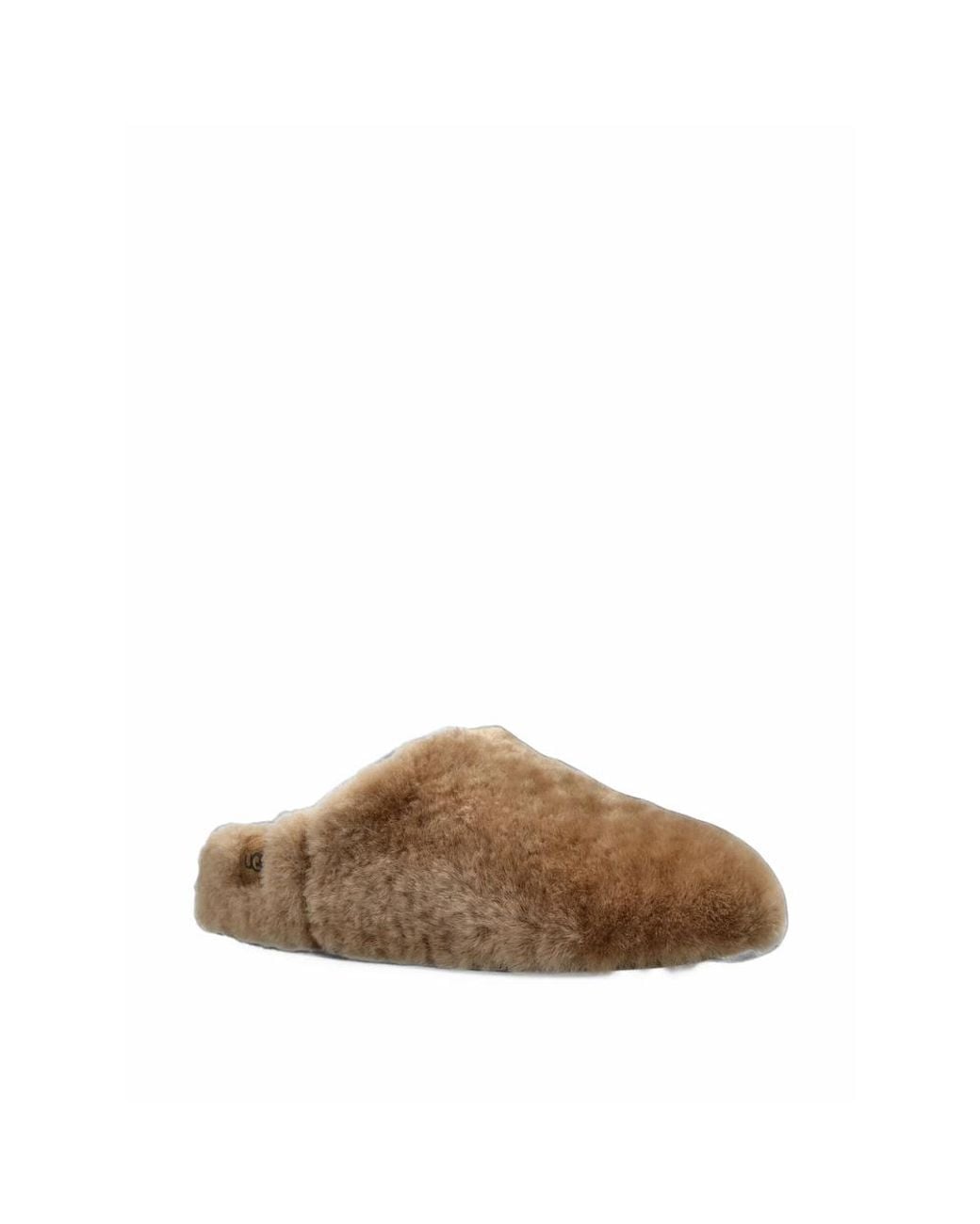 Ugg Brown Elea Fluffed Slip-Ons