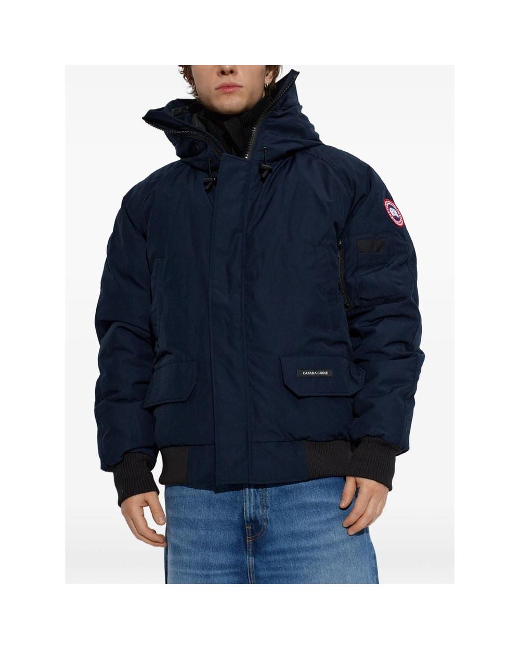 Canada Goose Blue Chilliwack Hooded Padded Jacket for men