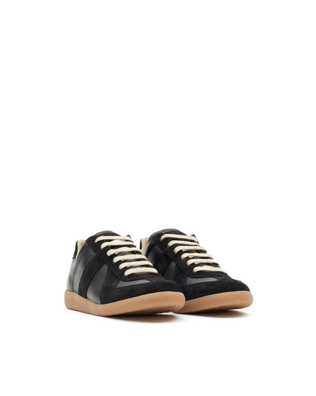 Maison Margiela Black Replica Sneakers for men