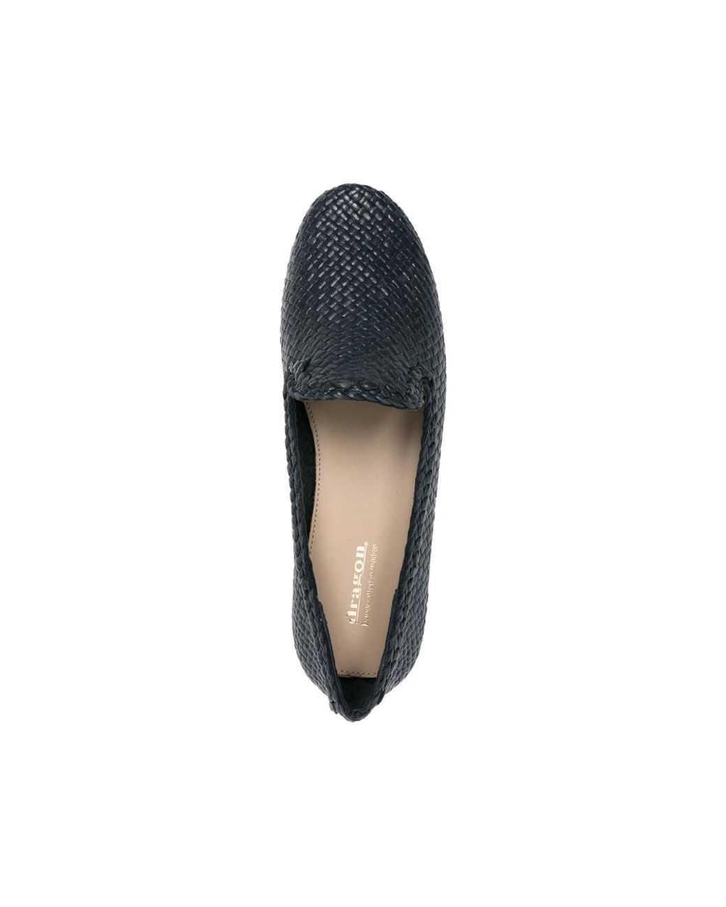 Dragon Diffusion Blue Woven Loafers