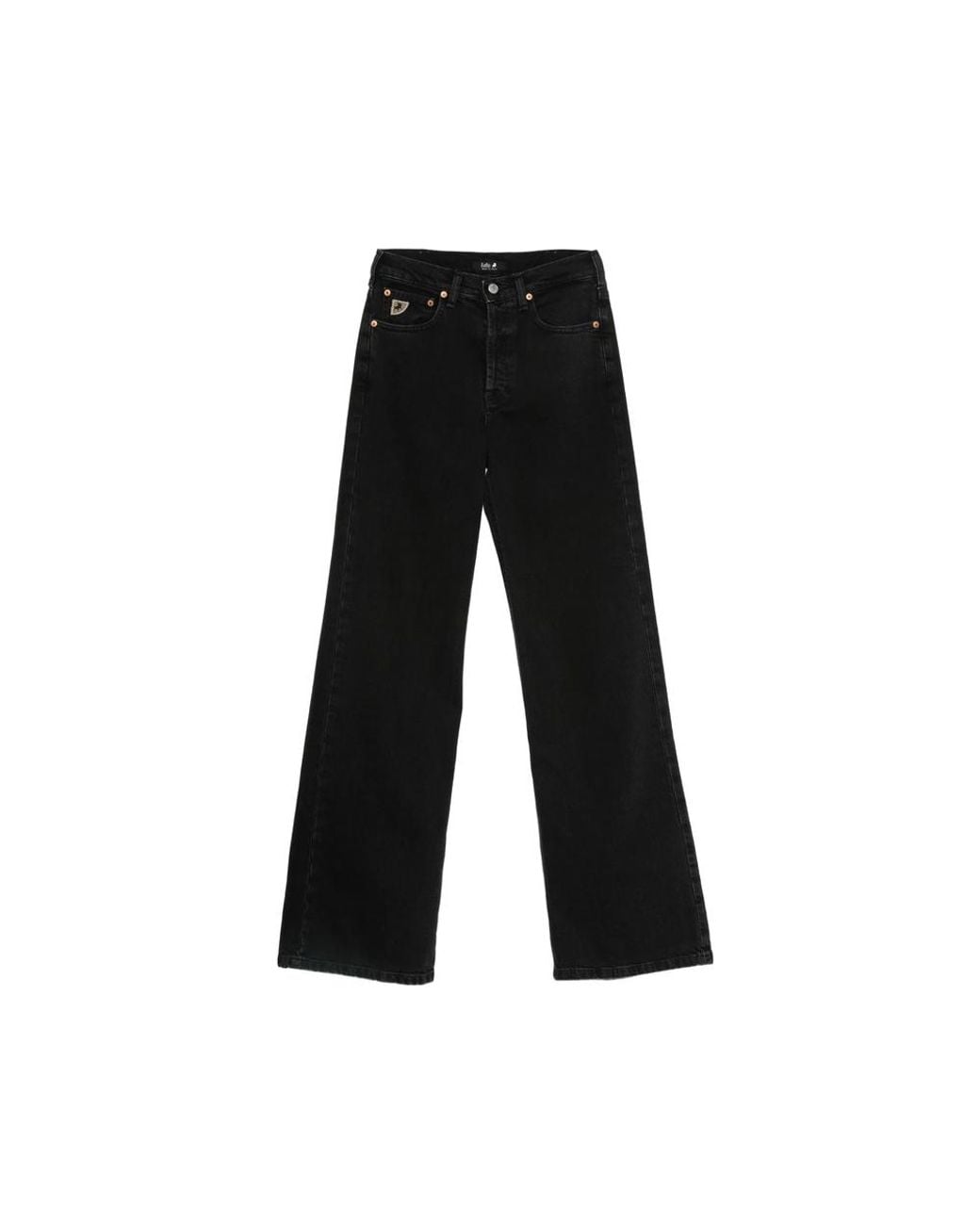 Lois Black Lindsay Wide-Leg Jeans