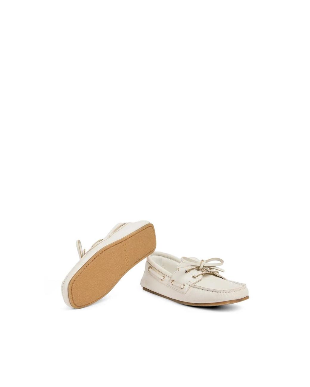 Gucci White Loafers