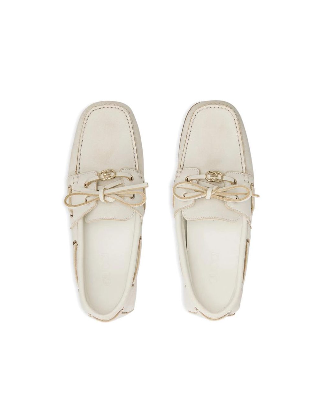 Gucci White Loafers