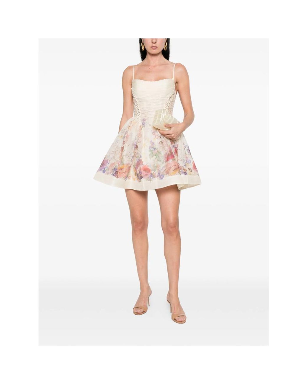 Zimmermann Pink Neutrals Dresses