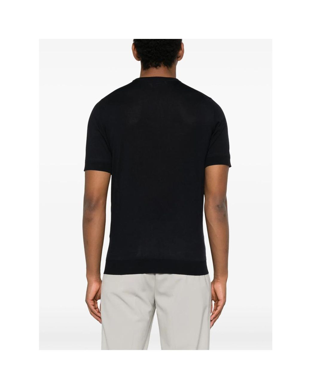 GOES BOTANICAL Black Finezza T-Shirt for men