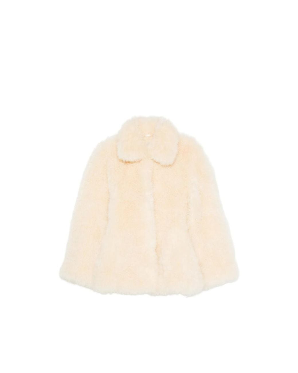 DUCIE Natural Maeve Shearling Jacket