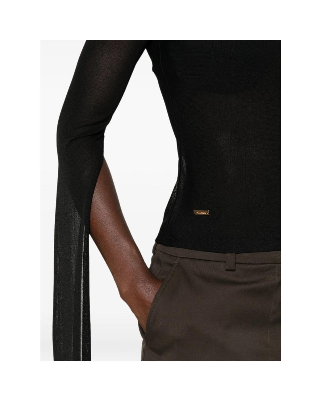 Cult Gaia Black Blouses