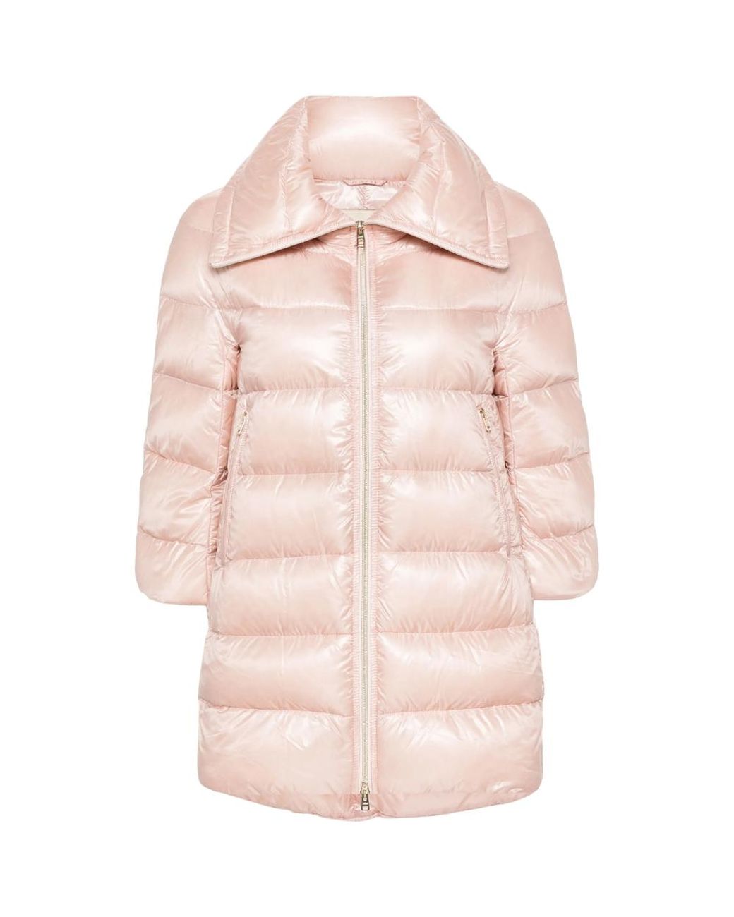 Herno Pink Quilted Down Coat Light