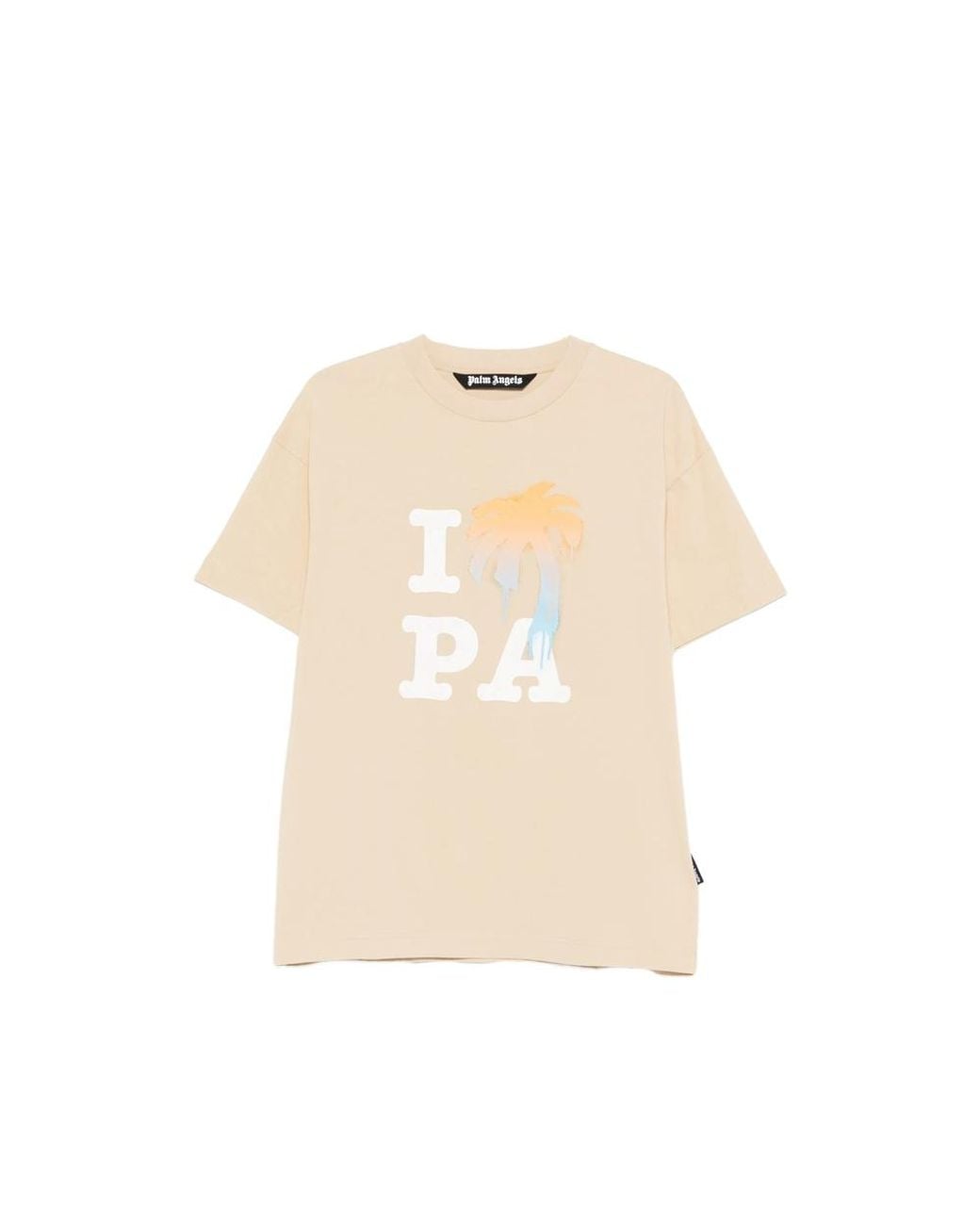 Palm Angels Natural Neutrals T-Shirts & Vests for men