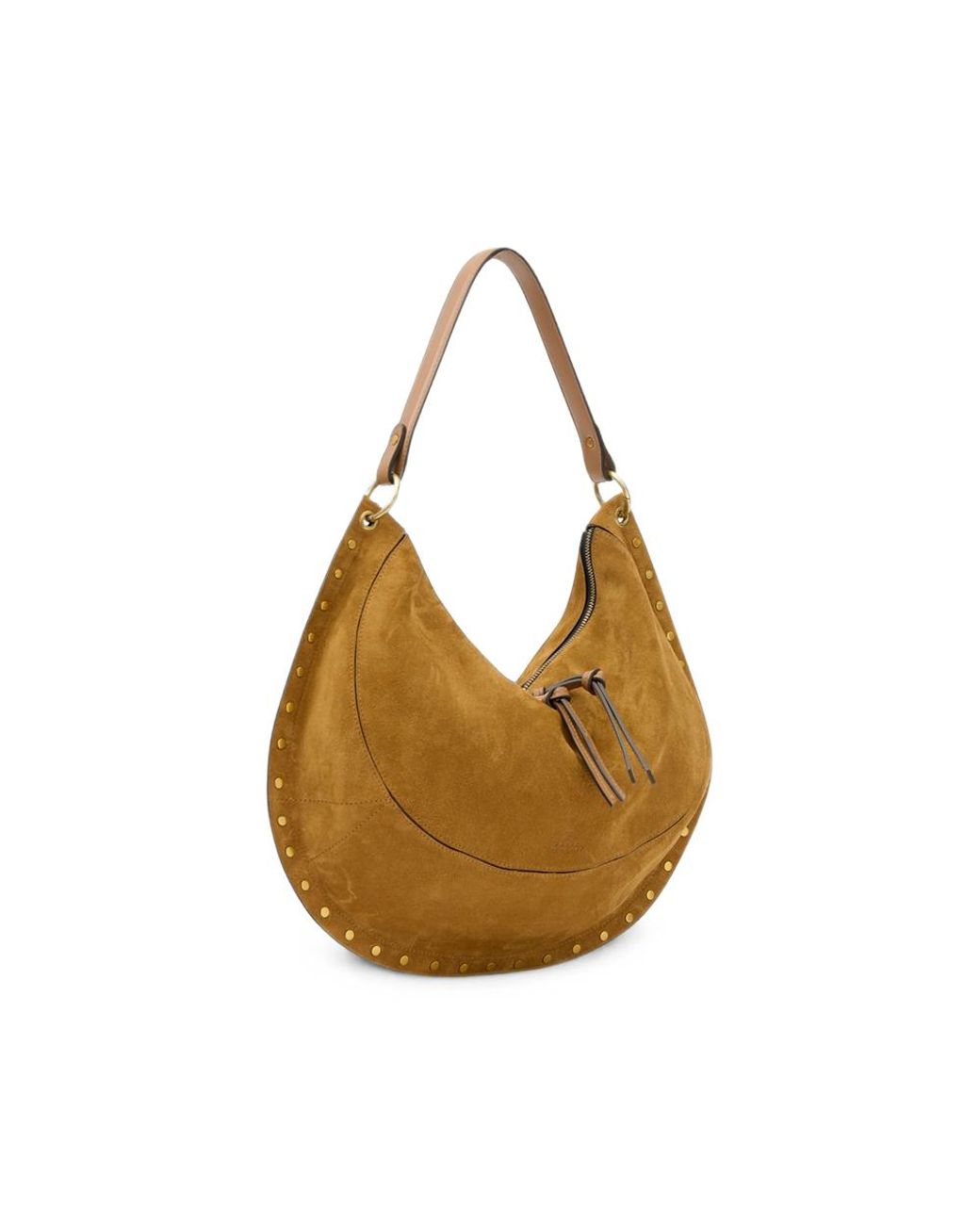 Isabel Marant Brown Oskan Soft L Suede Bag