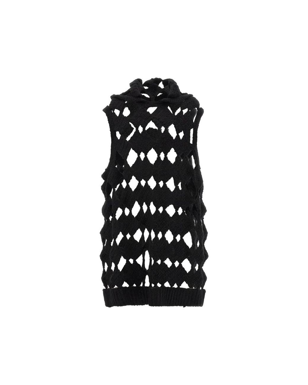 Rick Owens Black Sleeveless Tops