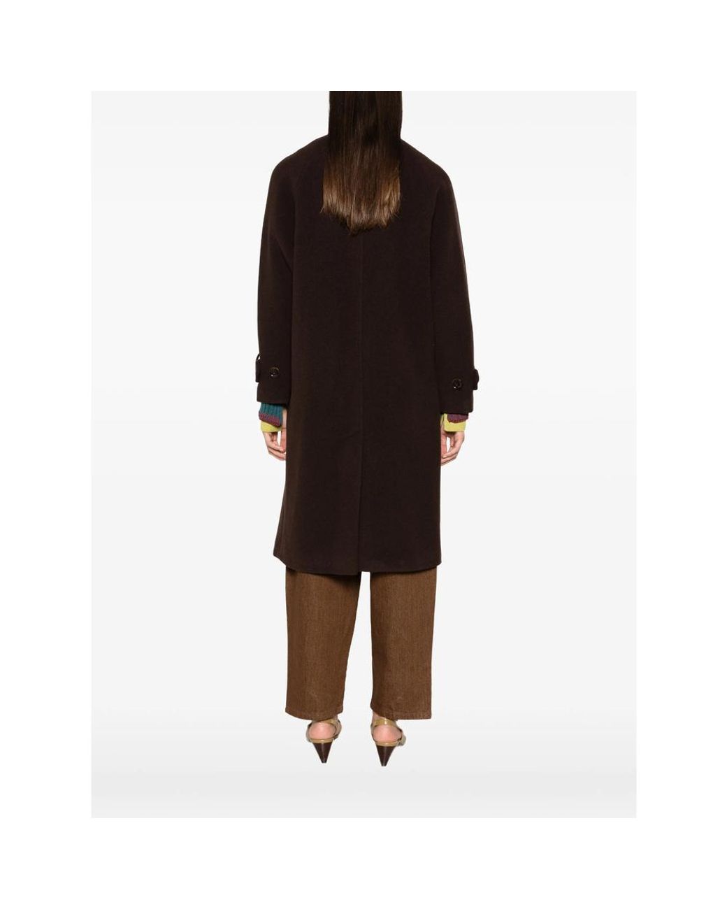Sessun Black Double-Breasted Coats