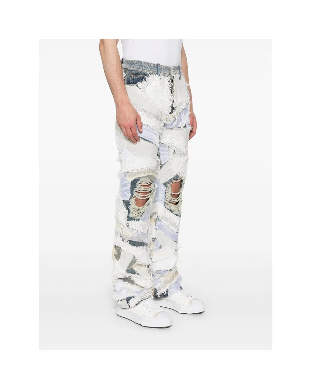 Who Decides War Blue Beach Sand Jeans for men
