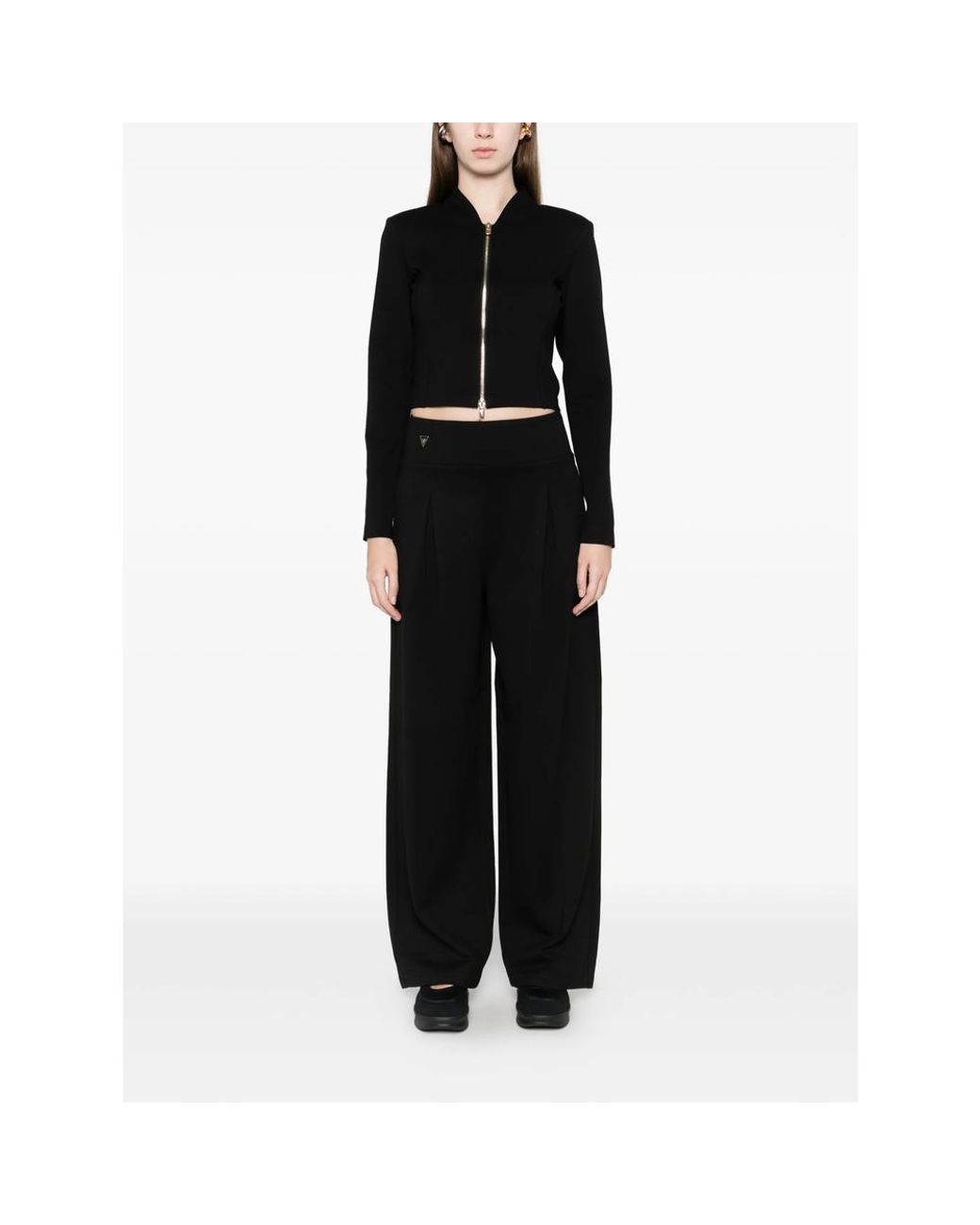 MACRON Black Zip-Up Shirt