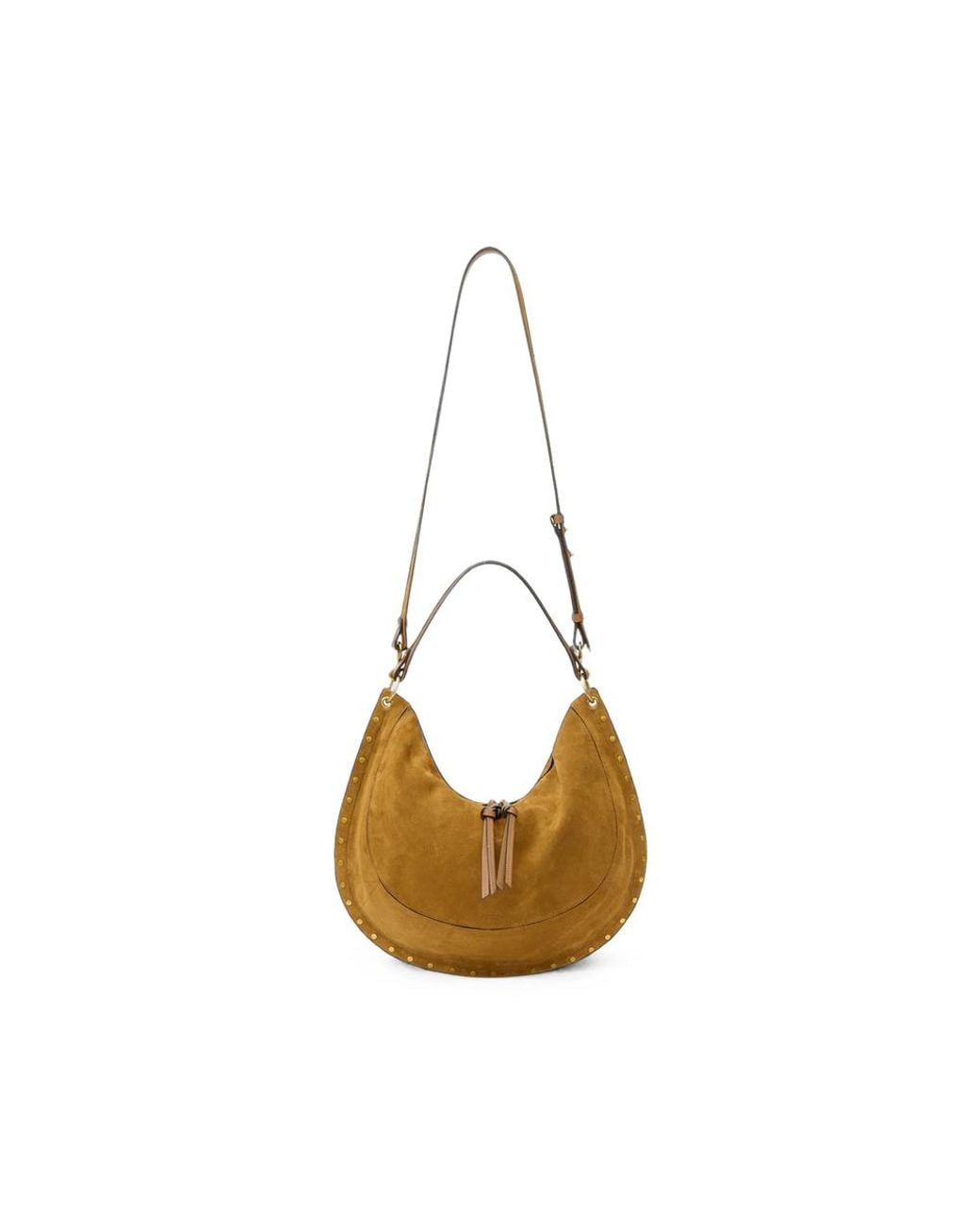 Isabel Marant Brown Oskan Soft L Suede Bag